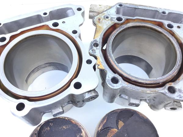 Aprilia RSV 1000 Tuono Factory Motor Zylinder Kolben vorne hinten